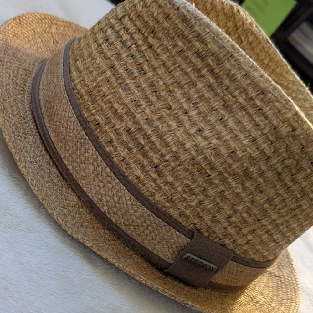 O1 STETSON Straw Hat - Picture 3 of 11